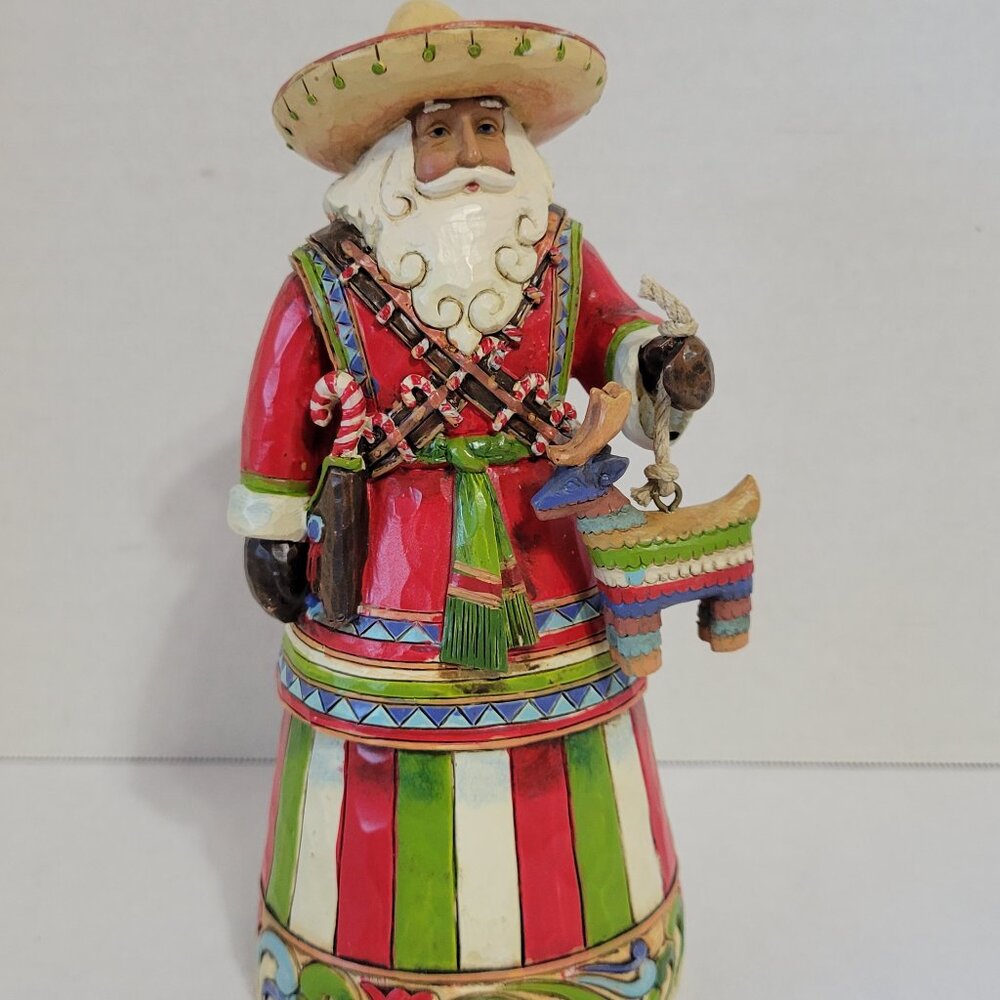 Jim Shore 2012 Mexican Santa - Feliz Navidad 4027705 Santa's Around The World